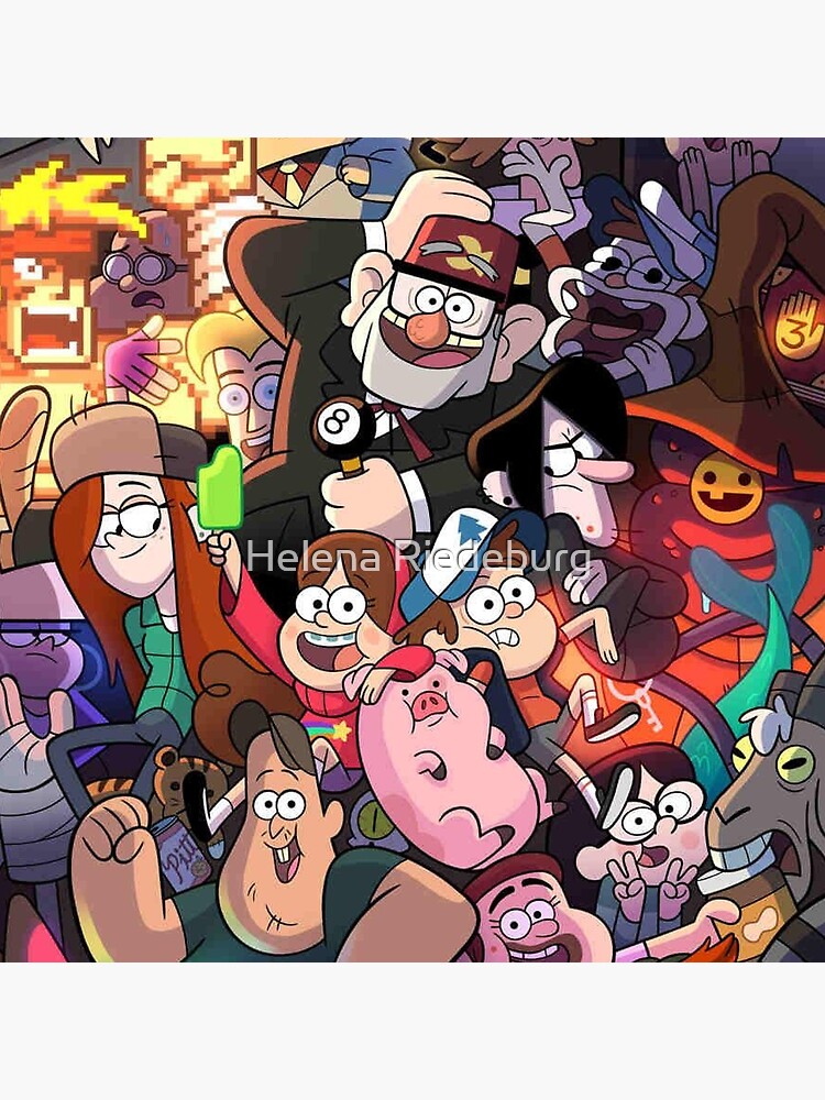 Gravity Falls Happy Character Throw Pillow - Image 2