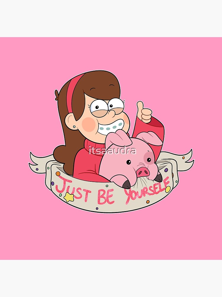 Gravity Falls Motivational Mabel Throw Pillow - Image 2