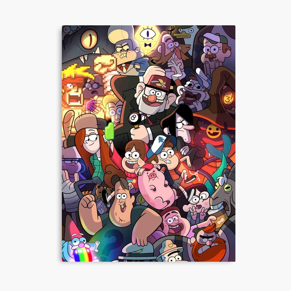 Gravity Falls All Member Poster