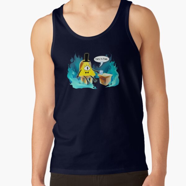 Gravity Falls Bill Cipher Fine Tank Top