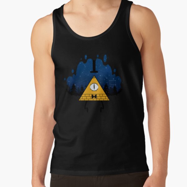 Gravity Falls Bill Cipher In Night Tank Top - Image 2