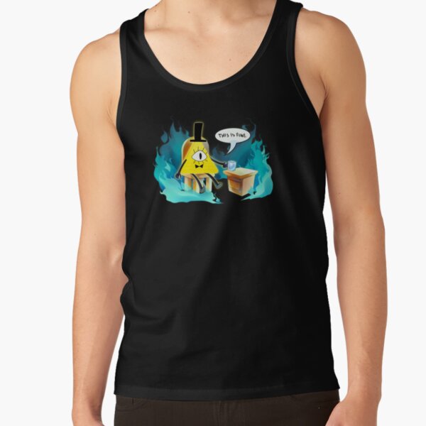 Gravity Falls Bill Cipher Fine Tank Top - Image 3