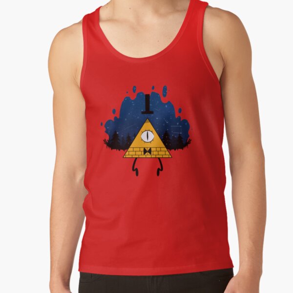 Gravity Falls Bill Cipher In Night Tank Top - Image 4