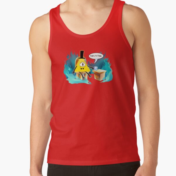 Gravity Falls Bill Cipher Fine Tank Top - Image 5