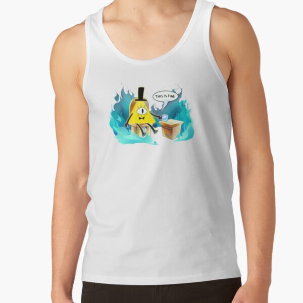 Gravity Falls Bill Cipher Fine Tank Top - Image 2