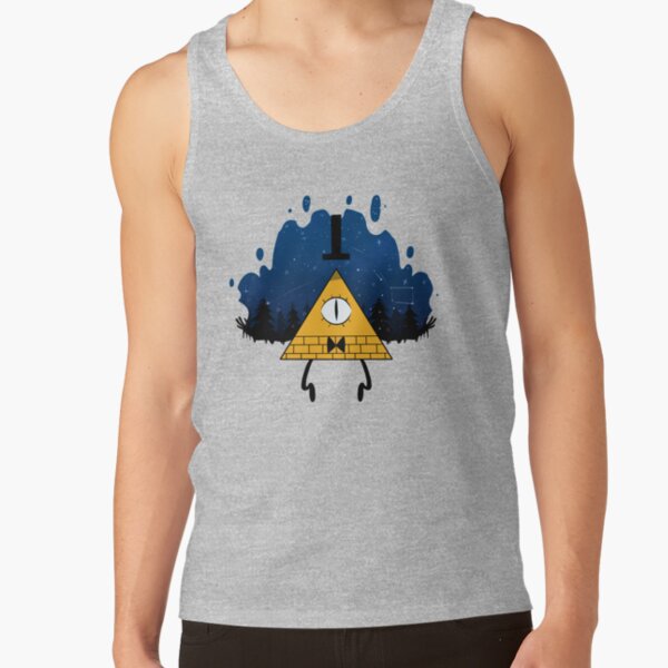 Gravity Falls Bill Cipher In Night Tank Top - Image 3