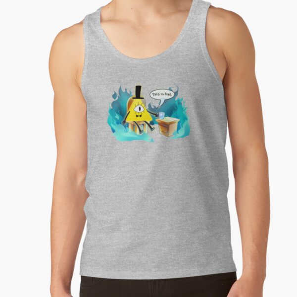 Gravity Falls Bill Cipher Fine Tank Top - Image 4