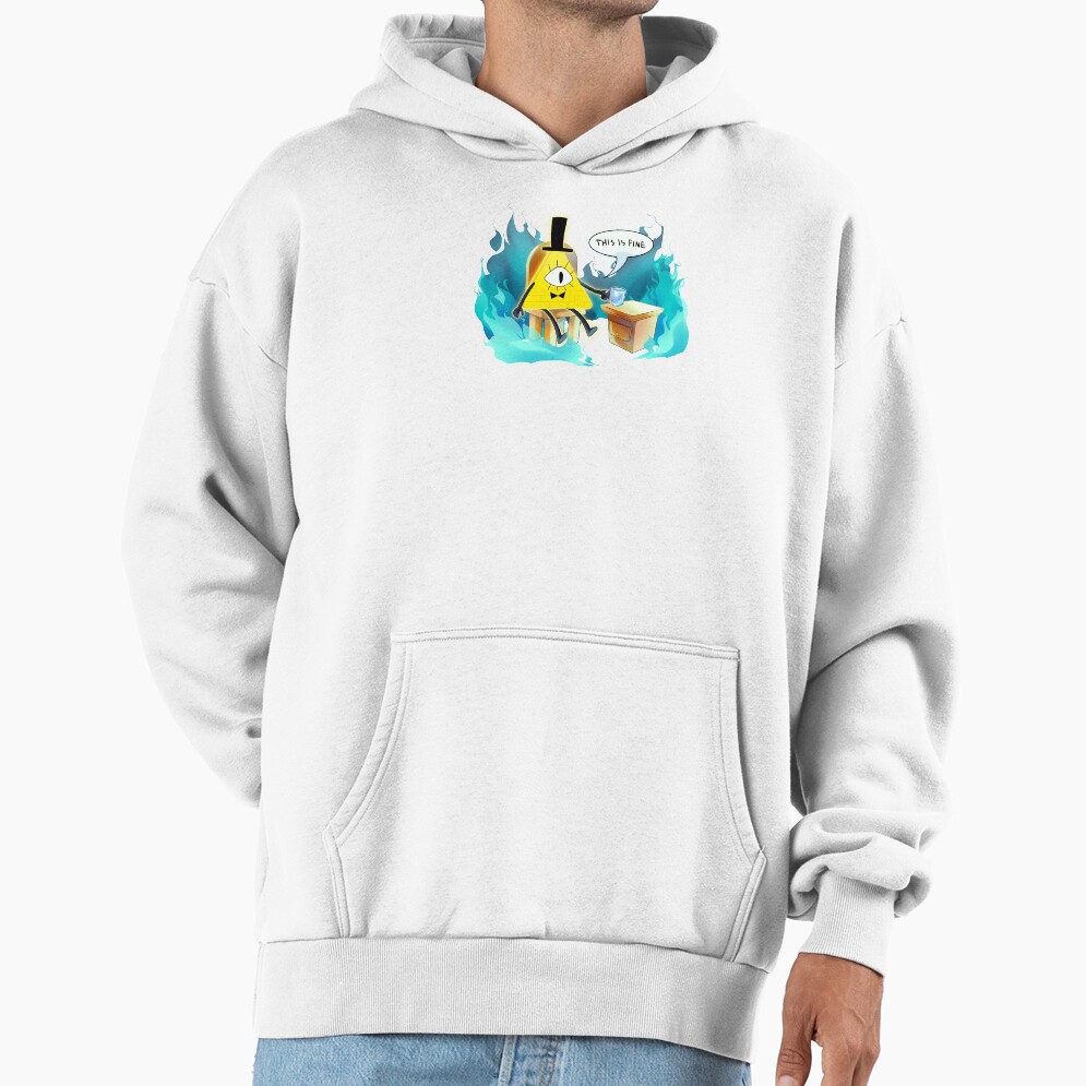 Gravity Falls Bill Cipher Fine Hoodie - Image 2