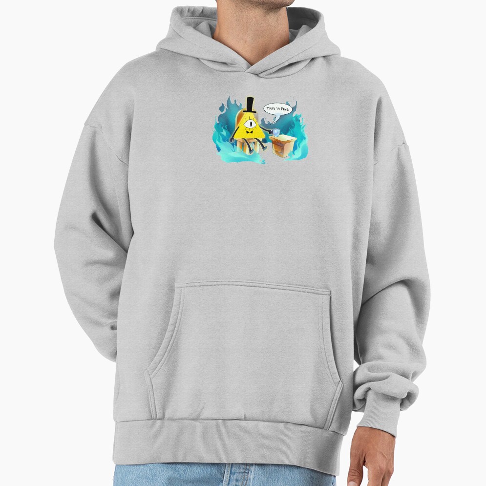 Gravity Falls Bill Cipher Fine Hoodie - Image 4