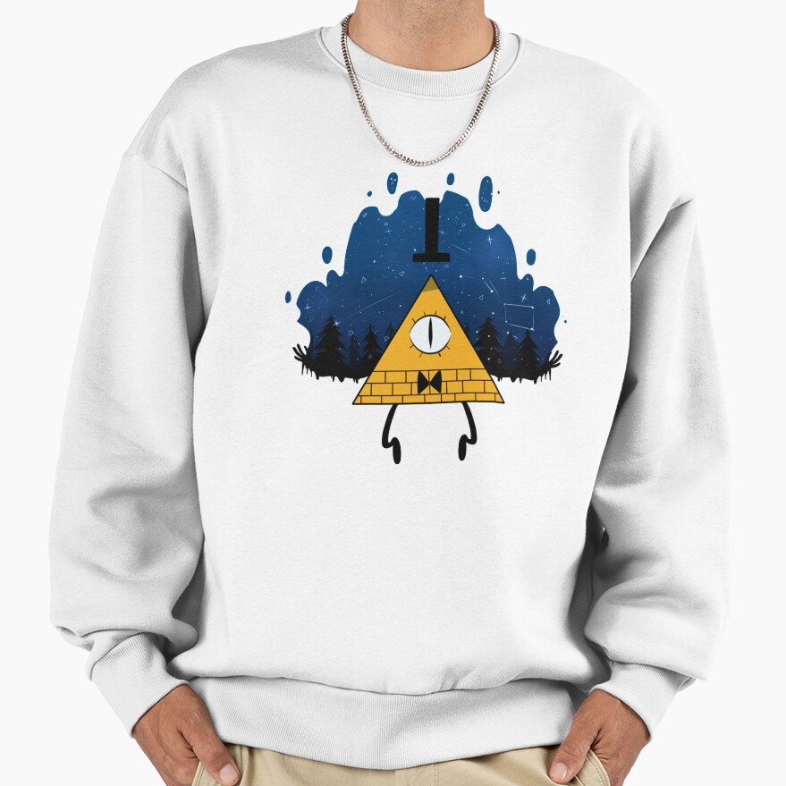 Gravity Falls Bill Cipher In Night Sweatshirt - Image 2