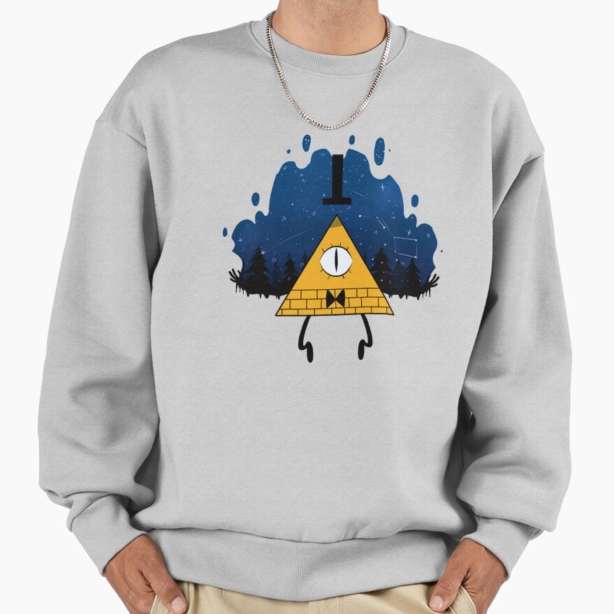 Gravity Falls Bill Cipher In Night Sweatshirt - Image 4