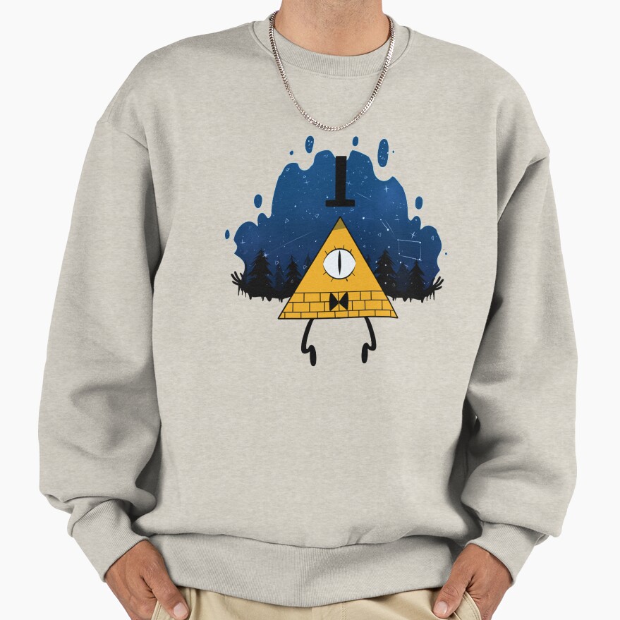 Gravity Falls Bill Cipher In Night Sweatshirt - Image 3