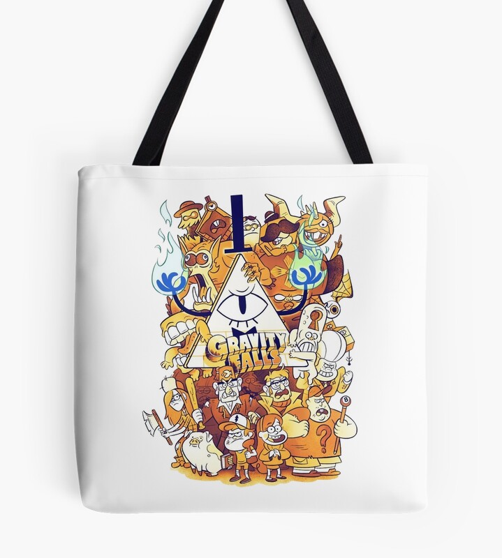 Gravity Falls All Member Tote Bag