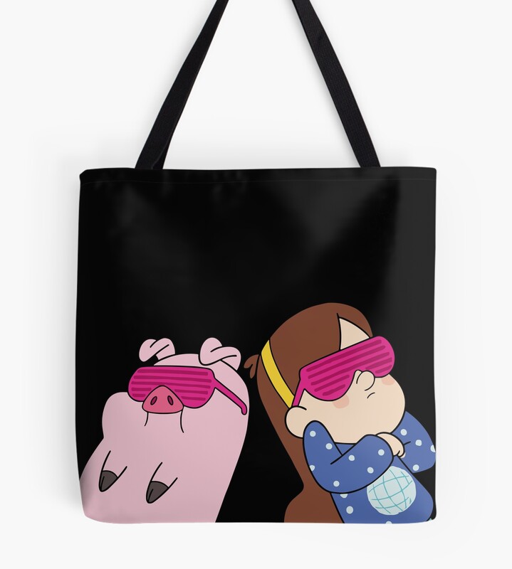 Gravity Falls Mabel Pines And Waddles Tote Bag