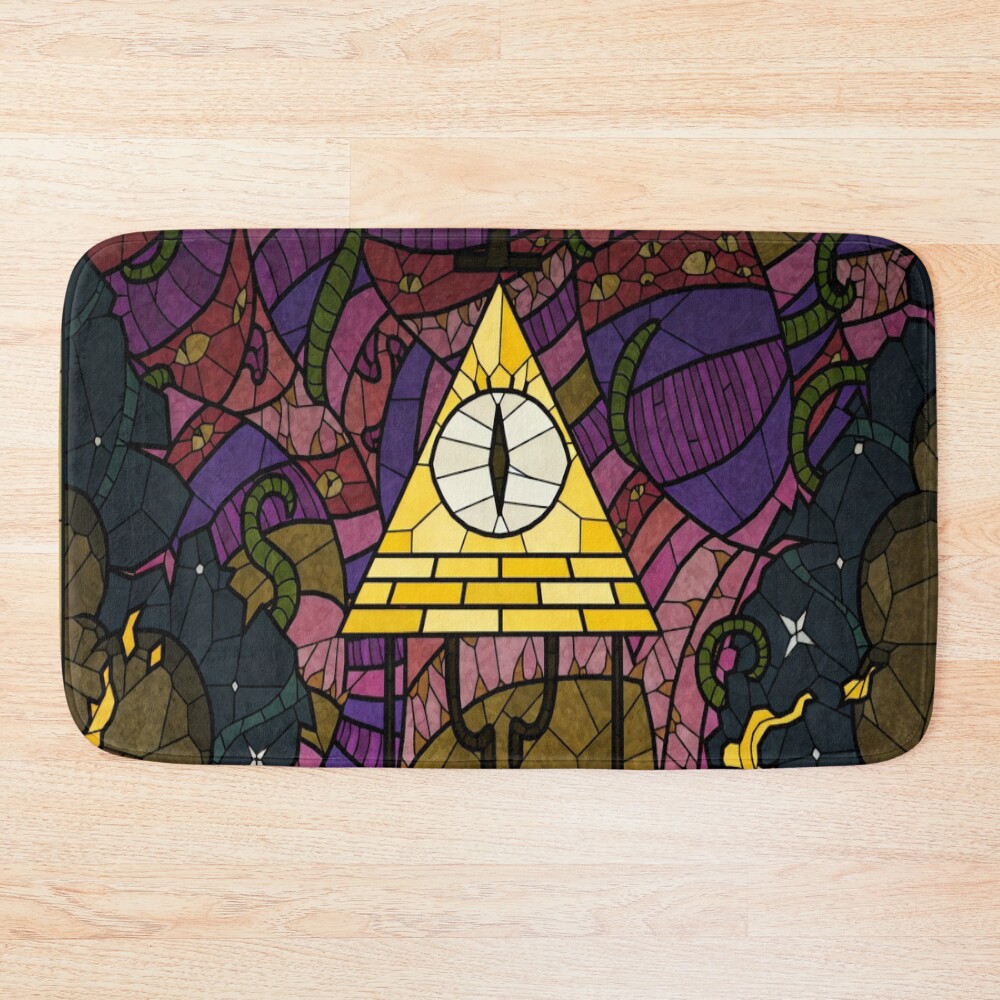 Gravity Falls Cipher Bath Mat