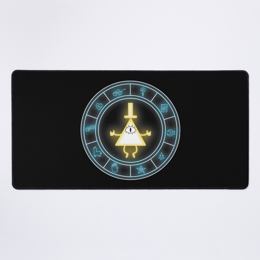 Gravity Falls Bill Cipher Mouse Pad